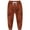 Brown, variant on Tdoqot Toddler Boys Graphic Sweatpants- Drawstring Casual Cute Jogger Pants Coffee Size 1-6T