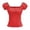 v#75RD2201, variant on Rggeeun Women Puff Sleeve Corset Square Neck Women Tops Lightweight Slim Fit Women Clothes Evening Party Versatile,Red,S