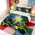 thumbnail image 2 of Manfei Christmas Cute Ball King Size Comforter Sets,Farmhouse Farm Animal Cow Comforters King Size,Xmas Reversible,3-Piece,1 Comforter and 2 Pillowcases, 2 of 7