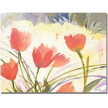 Trademark Art 'Spring Song' Canvas Art by Shelia Golden