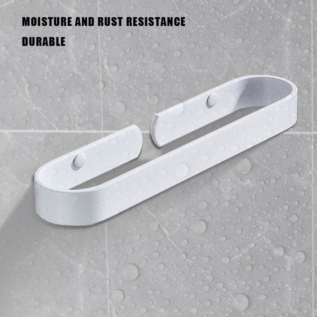 Estante organizador Toallero de metal resistente Impermeable Estilo moderno para el baño del hogar