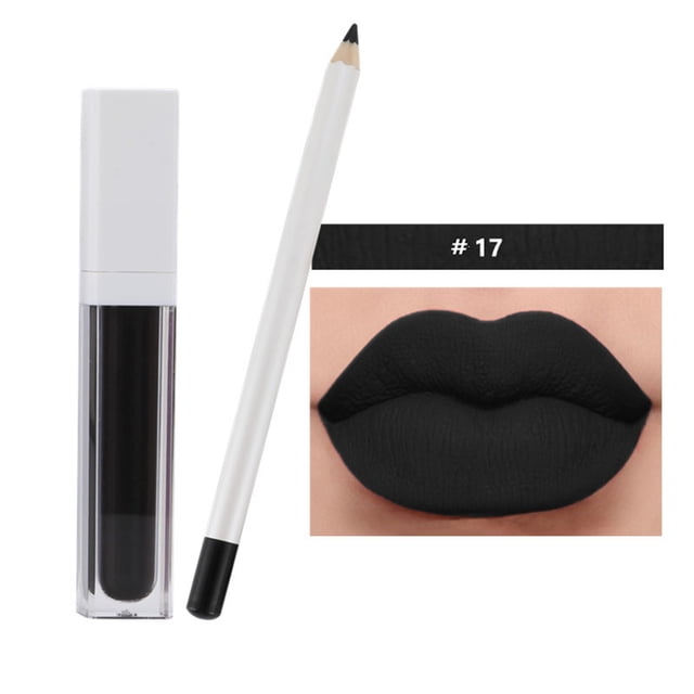 Fiudx Set Up Brillo Labial, Lápiz Labial de Larga Duración, Brillo Labial Mate Hidratante, Fórmula Resistente Al Agua, Maquillaje Diario, Ideal para Mujeres de Moda, 21 Tonos Disponibles