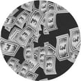 thumbnail image 1 of Ahgly Company Machine Washable Indoor Square Transitional Silver Gray Area Rugs, 3' Square, 1 of 7