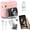 Pink, variant on Mini Sticker Printer,Thermal Printer,Sticker Printer for Photos/Labels/Notes,Inkless Pocket Photo Printer for Learning Assistance,Compatible with iOS&Android(Blue)