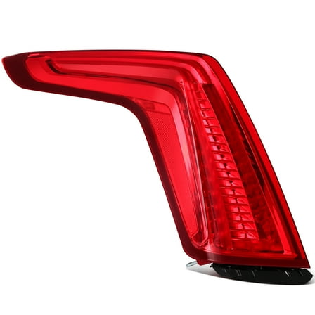 ECCPP LED Tail Light Assembly Fit 2017-2019 for Cadillac XT5 Red Housing Left Tail light GM2804125