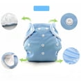 thumbnail image 5 of kjfeif Washable Baby Diaper Premium Cloth Diaper Reusable, Adjustable Size, Waterproof, Pocket Cloth Diaper Nappie (Pack of 5), 5 of 5