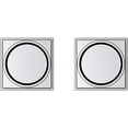 thumbnail image 4 of Baldwin K008.Pass K008 Hollywood Hills Passage Door Knob Set - Nickel, 4 of 7