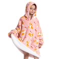 thumbnail image 1 of Sudadera con capucha de gran tamaño para niños y adultos, manta de franela, Sherpa, forro polar, cálido, suave, para acurrucarse, Invierno, 1 of 4