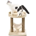 thumbnail image 1 of Multi-platform Cat Tree With Scratching Post for Small Cats up to 25lbs, 1 of 6
