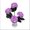 02# Purple, variant on HOARBOEG White Hydrangea Night Light, Color Changing LED Table Lamp with Artificial Floral Shade, Floral Lamp for Bedroom Decor
