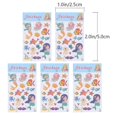 thumbnail image 2 of Mermaid Decals Paper Stickers for Scrapbook and Diary Assorted Color Removable Adhesive 5Pcs Set, 2 of 4