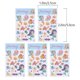 thumbnail image 2 of Mermaid Decals Paper Stickers for Scrapbook and Diary Assorted Color Removable Adhesive 5Pcs Set, 2 of 4