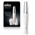thumbnail image 2 of Braun FaceSpa Pro 910 Facial Epilator for Women with 1 Extra, White/Silver, 2 of 11