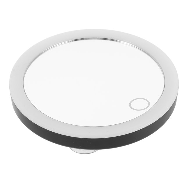 BRIGHTFUFU Espejo De LED Recargable Para Viaje Con Y Portátil Color Negro