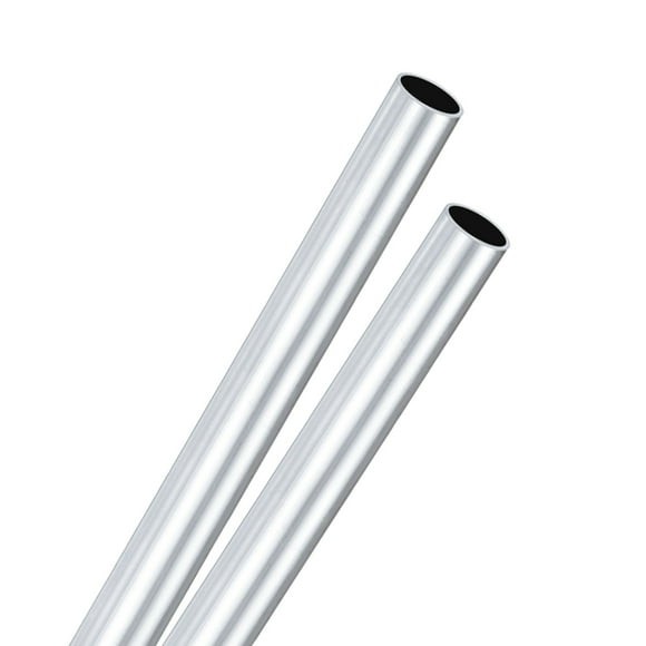 Uxcell 2-Pack 6063 Aluminum Round Tube, 12mmx14mm(IDxOD) 300mm Length Straight Tubing