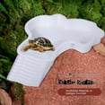 thumbnail image 4 of Turtle Water Bowl with Removable Ladder - Thickened Reptile Bathing Pool for Turtles, Amphibians, and Aquatic Pets - Easy Assembly & Cleaning, 4 of 6