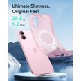 thumbnail image 3 of Funda de teléfono ESR para iPhone 16 compatible con MagSafe Frosted Pink, 3 of 7