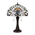 thumbnail image 2 of CHLOE Lighting CLAIRE Victorian-Style 2-Light Dark Bronze Finish Table Lamp 16" Wide, 2 of 5