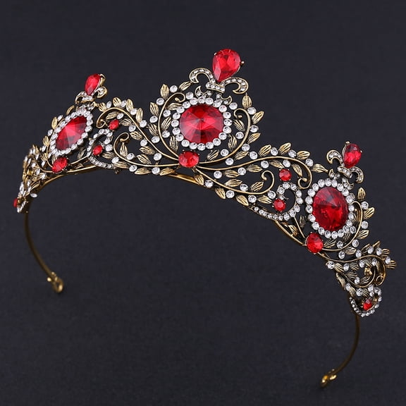 EXHUMKY Bridal Wedding with Multicolor Crystals, Alloy Material, Elegant Engagement and Special Occasion Accessory