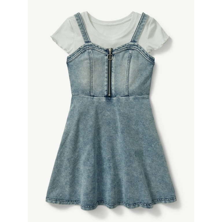 Justice jean dress discount