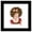 Black Framed Version, variant on Gallery Pops Saturday Night Live - Gilly Illustrated Portrait Wall Art, Unframed Version, 12" x 12"