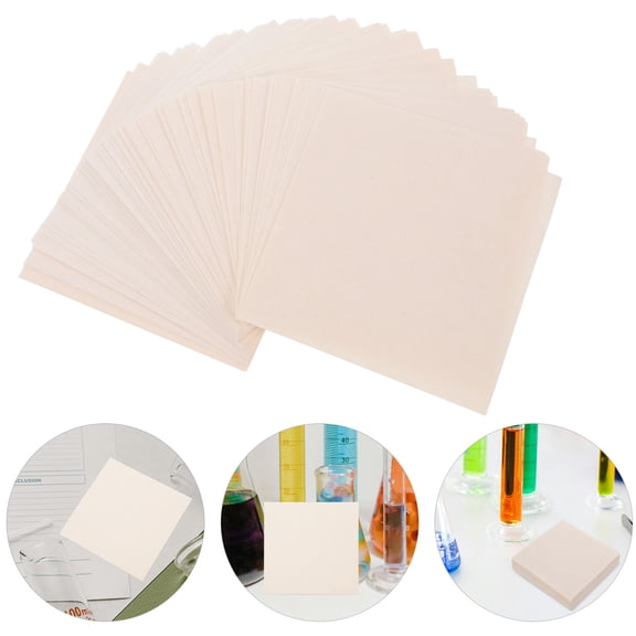 COMPUKAS 100 Sheets Large Qualitative Filter Papers Coarse Filter for Chemical Studies