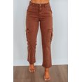 thumbnail image 5 of Hadley Risen Cargo Jeans - Espresso, 5 of 6