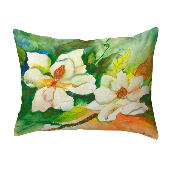 Betsy Drake Interiors Magnolia Small No-Cord Pillow 11x14