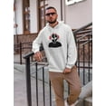 thumbnail image 2 of Alien With Red Headphones Hoodie Men -Image by Shutterstock, Male Medium, 2 of 4