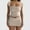 Beige, variant on ZZwxWA Womens 2 Piece Outfits Sexy Square Neck Cap Sleeve Crop Tops and Low Waist Bodycon Mini Skirt Y2K Streetwear Ladies Workout Sets Solid Color