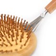 thumbnail image 5 of 6 uds cepillo de pelo y peine limpiador con rastrillo de alambre de Metal mango de madera peine cepillo limpiador pelo suciedad eliminar peine herramientas de limpieza para el salón del hogar, 5 of 5