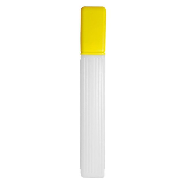 Tubo De Almacenamiento Organizador de almacenamiento de agujas de tejer Tubo de almacenamiento de agujas de coser a mano (Amarillo)
