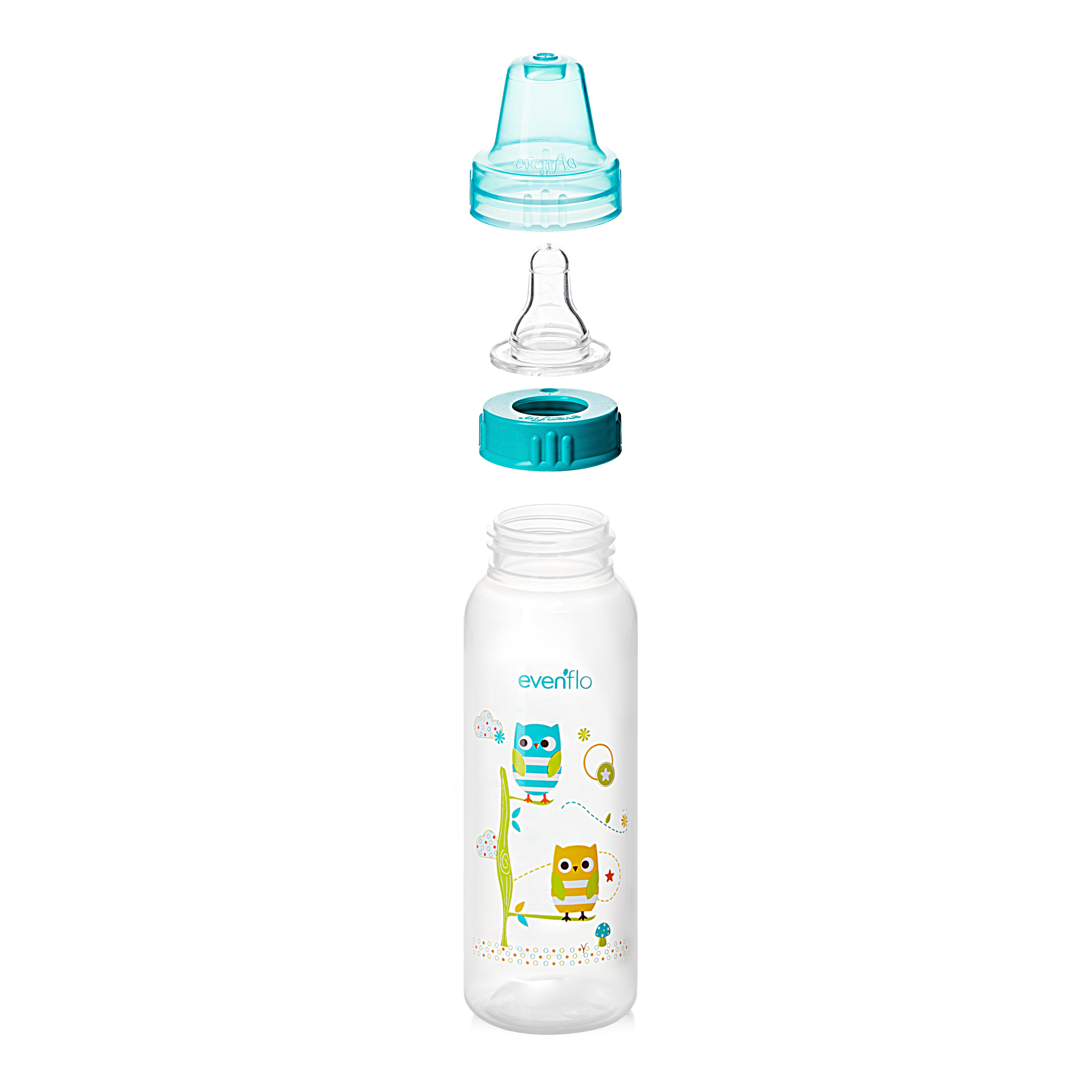 Evenflo Feeding Classic Prints Polypropylene Baby Bottle for Infant and Newborn, 8 oz (12 Pack) - image 2 of 5