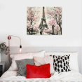 thumbnail image 5 of Orinice Eiffel Tower Flowers Fine Art Aesthetic Poster & Print Wall Painting for Classroom Kitchen Office Farmhouse Bathroom Room Decor Pictures Wall Canvas Art Living Room Bedroom Home Office, 5 of 6