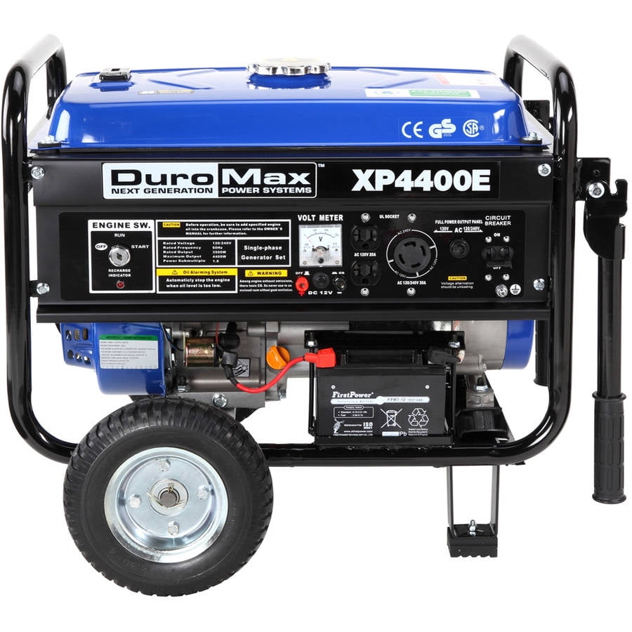 Smarter Tools 4750W Portable Gas Generator with Electric Start and 12V ...