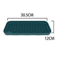 thumbnail image 4 of veasfak Silicone Tray Sink Drainer Pad Heat Resistant for Countertop Kitchen Green, 4 of 5