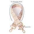 thumbnail image 2 of Correa Cruzada Nailon Suave para Mujer Ancha Bolso Cadena (caqui +) Blanco, 2 of 3