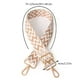 thumbnail image 2 of Correa Cruzada Nailon Suave para Mujer Ancha Bolso Cadena (caqui +) Blanco, 2 of 4