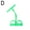 green, variant on 4-Tube Sit-Up Resistance Band, Upgraded Pedal Exerciser for Abs Legs, Home Gym Fitness
