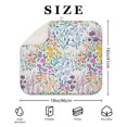 thumbnail image 4 of Pioneer Flower Floral Print Pattern Dish Drying Mat for Kitchen 1 Pack, Ultra Absorbent Microfiber Dishes Drainer Mats,16"x18", 4 of 6