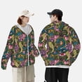 thumbnail image 5 of Picia Snake And Flower Women's Men's UPF 50+ Sun Protection Hoodie Shirt Long Sleeve SPF Fishing Outdoor UV Hiking Lightweight Shirts-Large, 5 of 9