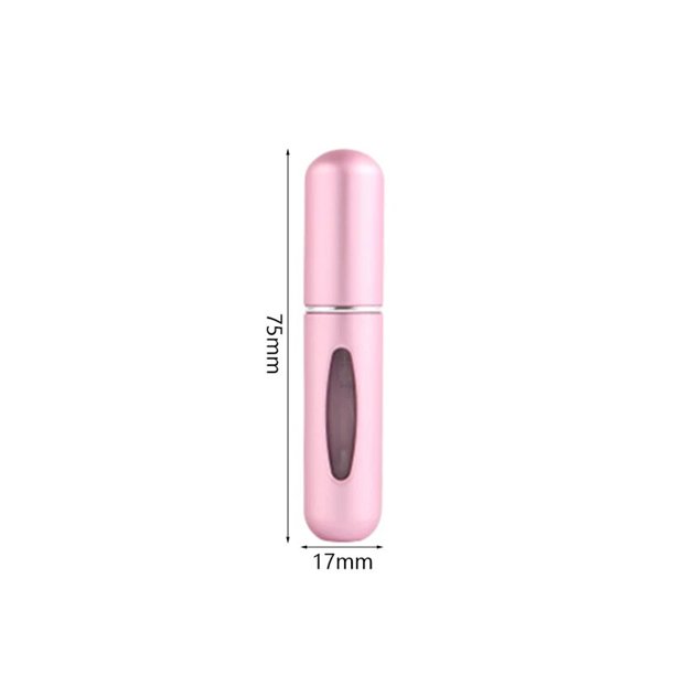 Mini bomba portátil de llenado inferior de 5ml, botella de Spray recargable de Perfume, contenedores de cosméticos vacíos, botella atomizadora de viaje