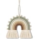 thumbnail image 1 of Bienvenido Rainbow colgante decorativo de arco iris tejido a mano para colgar en la pared con varilla de ventosa y cuerda, adecuado para dormitorio, apartamento, sala de estar, dormitorio y, 1 of 7