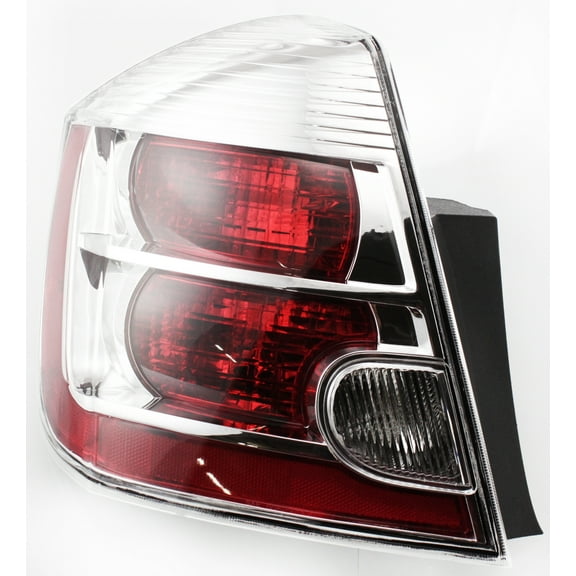 Tail Light Compatible With 2007-2009 Nissan Sentra Left Driver With bulb(s)