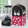 thumbnail image 5 of HELLHERO Handle Kitchen Blender Dust Covers for Blender Protection Polyester Mixer Blender Cover, Alien Bug Face with Starry Chin, 5 of 6