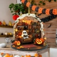 thumbnail image 5 of Eolstice Halloween Themed Hanging Decoration with Spooky Reading Design, Seasonal Home Holiday Decor, Indoor Outdoor Display for Party Festivities and Seasonal Celebration, 5 of 6