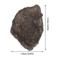 thumbnail image 2 of UPOUART Meteorite Mineral Sample Meteorite Specimen Dark Brown 1Set For Scientific Study, 2 of 7