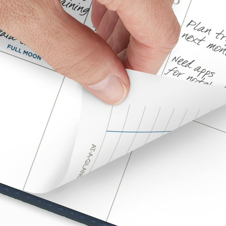 2024 AT A GLANCE Signature Lite WeeklyMonthly Planner 8 12 X 11 Black