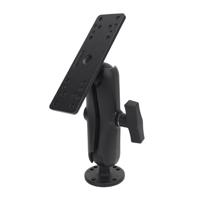 Fish Finder Mount High Strength C Type 1.5 Inch Ball Head Marine Electronics Mount for GPS Devices