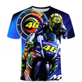 thumbnail image 2 of 3D Motorcycle Racing Men And Women Trendy Fashion Short Sleeve T-Shirt--QIUPING, 2 of 4